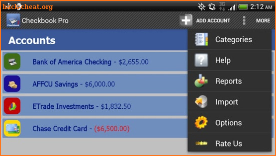 Checkbook Pro screenshot