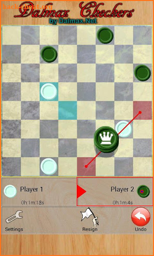 Checkers by Dalmax screenshot