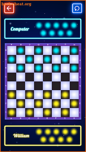 Checkers Glow screenshot