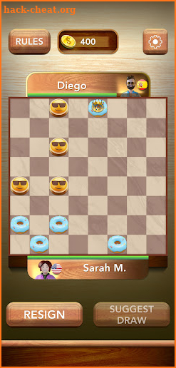 Checkers Online & Offline Game screenshot