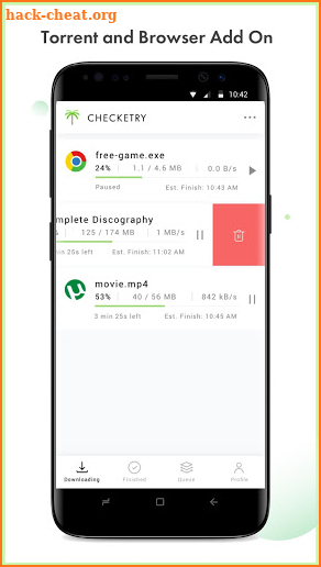Checketry: File and Download Manager screenshot
