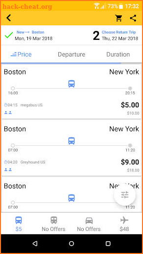 CheckMyBus – Compare and find cheap bus tickets screenshot