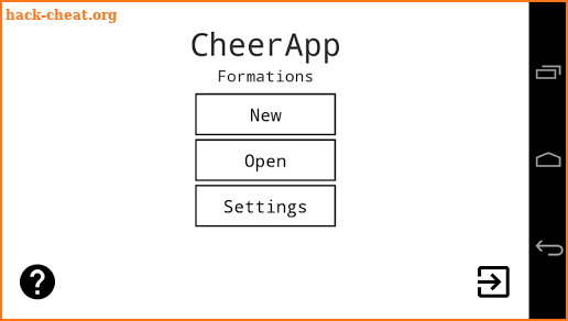 CheerApp Formations screenshot