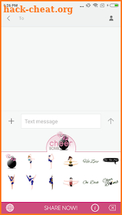 CheerBomb Emoji Keyboard screenshot