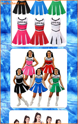 Cheerleader Costume Design screenshot