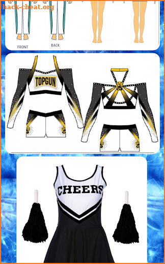 Cheerleader Costume Design screenshot