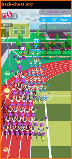 Cheerleaders Run io screenshot