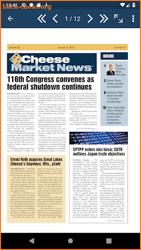 Cheese Market News screenshot