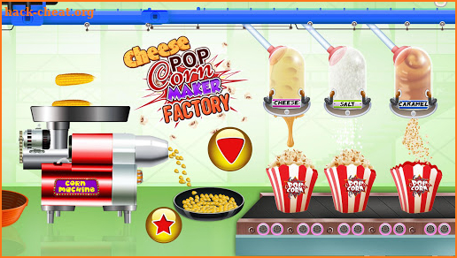 Cheese Popcorn Maker Factory screenshot