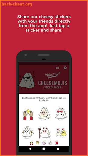 Cheesemojis by Murray’s screenshot