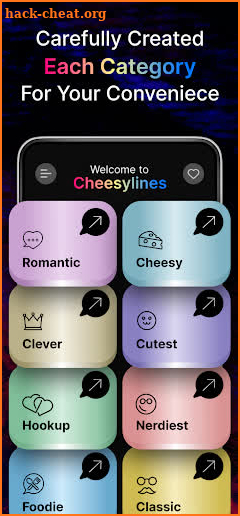 Cheesy Pickup Lines screenshot