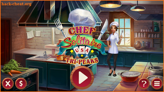 Chef Solitaire: USA TriPeaks screenshot