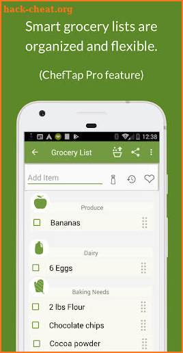 ChefTap: Recipe Clipper, Planner and Grocery List screenshot