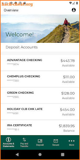 Chemical Bank Digital Banking screenshot