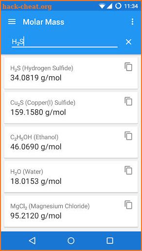 Chemistry Calculator screenshot