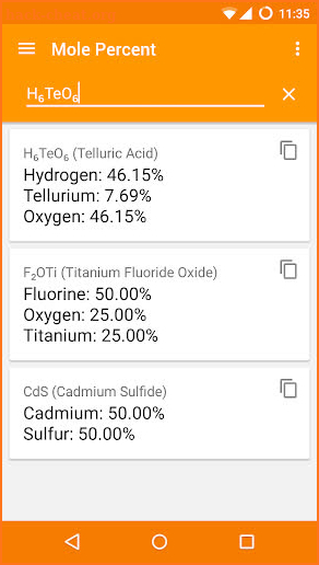 Chemistry Calculator screenshot