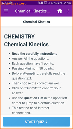 Chemistry - Chemical Kinetics  screenshot
