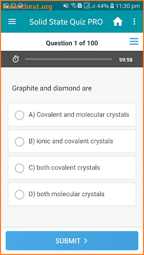 Chemistry -Solid State Quiz PR screenshot