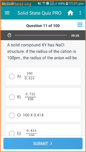 Chemistry -Solid State Quiz PR screenshot