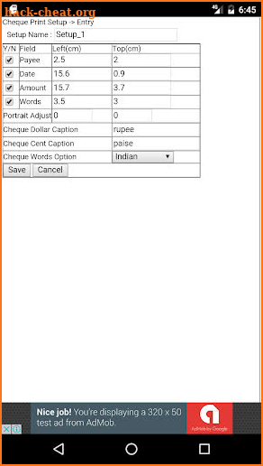 Cheque Printing Unlocker screenshot
