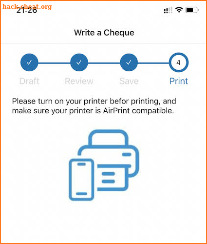 Cheque Writer & Printing screenshot
