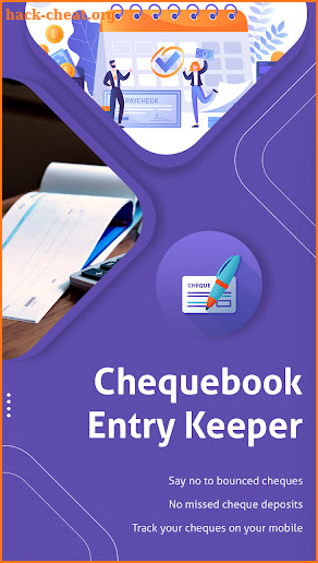 Chequebook Entry Keeper screenshot