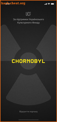 Chernobyl app screenshot