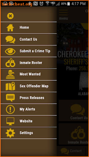 Cherokee County  AL Sheriff screenshot