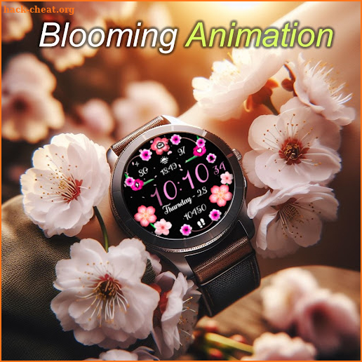 Cherry Blooming Animated Rose screenshot