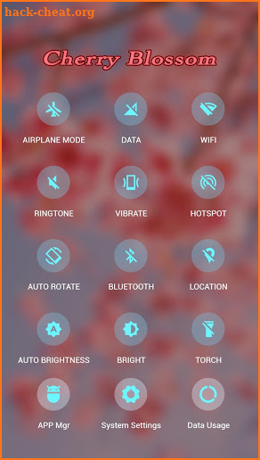 Cherry Blossom APUS Launcher theme screenshot