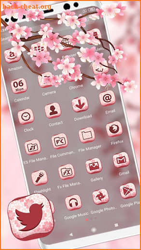 Cherry Blossom Launcher Themes screenshot