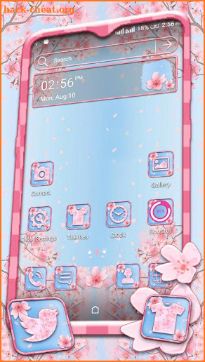 Cherry Blossom Spring Theme screenshot