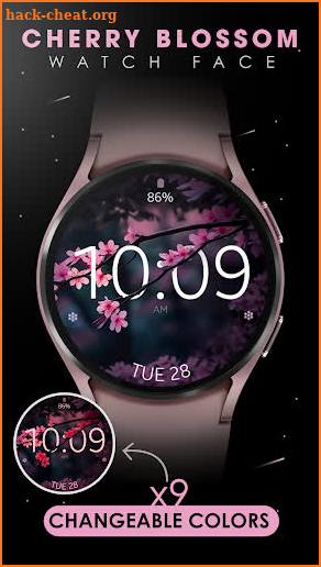 Cherry Blossom Watch Face screenshot