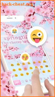 Cherry Blossoms Keyboard screenshot