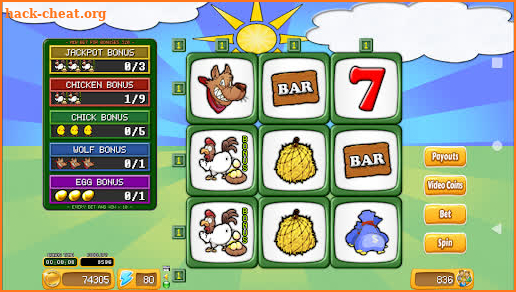 Cherry Gallina 9 Reels Slot screenshot