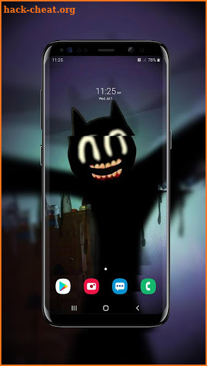 Cheshire Cartoon Cat Wallpaper screenshot