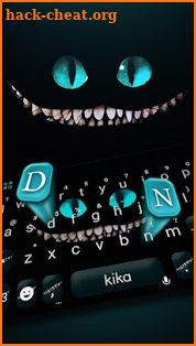 Cheshire Devil Cat Smile Keyboard screenshot