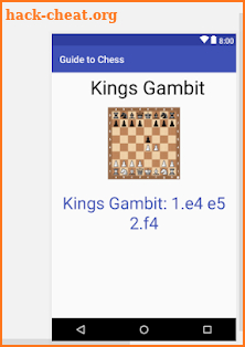 Chess Cheat Sheet screenshot