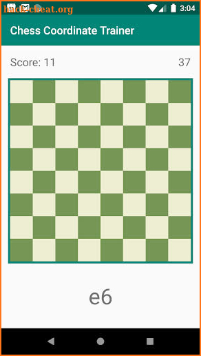 Chess Coordinate Trainer screenshot
