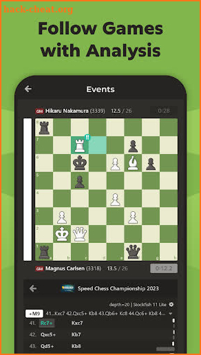 Chess Events: Games & Results screenshot