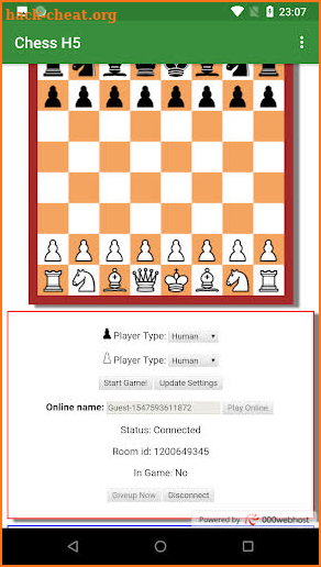 Chess H5 screenshot