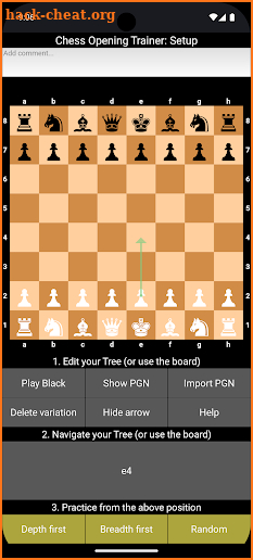 Chess Opening Trainer screenshot