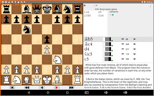 Chess Openings Wizard screenshot