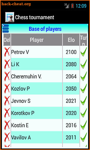 Chess Turnament screenshot