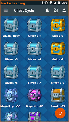 Chest Cycle Tracker For Clash Royale screenshot