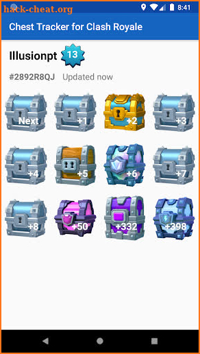 Chest Tracker for Clash Royale screenshot