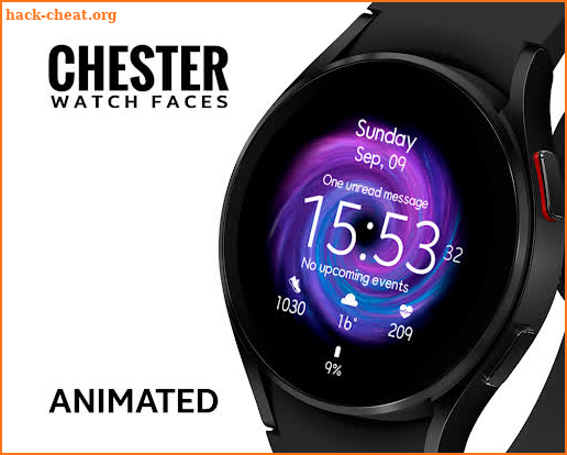 Chester Galaxy Star watch face screenshot