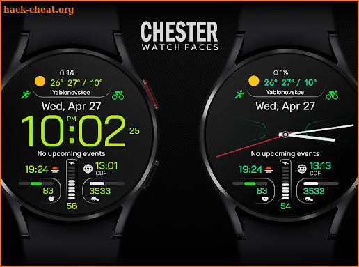 Chester Hybrid watch face screenshot