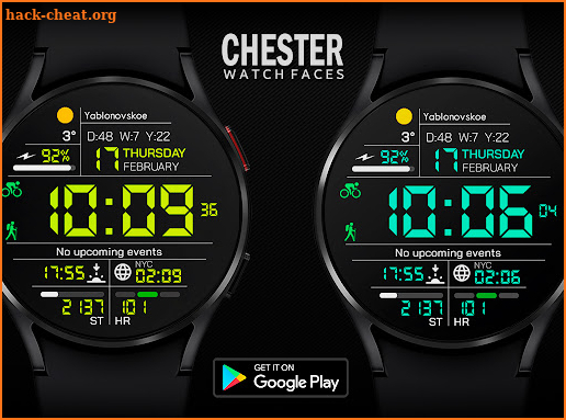 Chester inform LCD screenshot