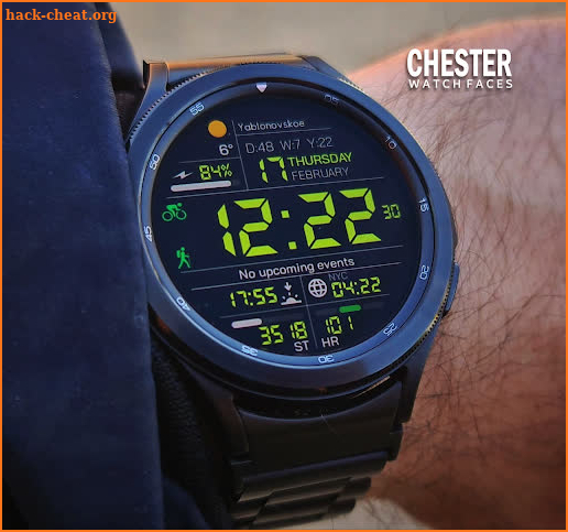 Chester inform LCD screenshot